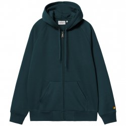 Buy CARHARTT WIP Hooded Chase Jacket /duck blue gold