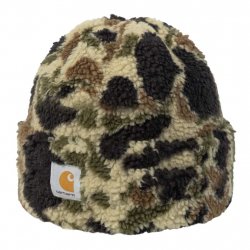 Buy CARHARTT WIP Prentis Beanie /camo duck jacquard green