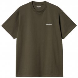 Buy CARHARTT WIP Script Embroidery Ss Tshirt /cypress white