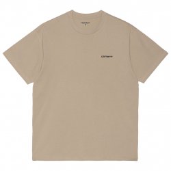 Buy CARHARTT WIP Script Embroidery Ss Tshirt /wall black