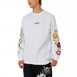 Buy JACKER Fight Flower Long-Sleeves /white