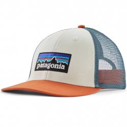 Buy PATAGONIA P-6 Logo LoPro Trucker Hat /white w redtail rust