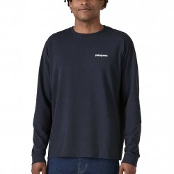 Buy PATAGONIA P6 Logo Responsabili-Tee L/s /new navy