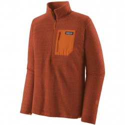 Buy PATAGONIA R1 Air Zip Neck /burnished red