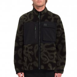 Buy VOLCOM Fa Zephir Storm Stone Zip /prt print