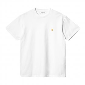 CARHARTT WIP Chase Ss Tshirt /white gold