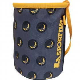 LA SPORTIVA Climbing On The Moon Chalk Bag /carbon giallo