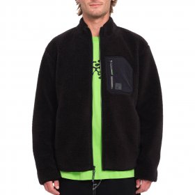 VOLCOM Muzzer Fuzzar Zip /green tea