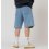 JACKER Serif Logo Denim Baggy Short /blue