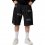 JACKER Throw Up Denim Baggy Short /black