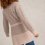 WHITE STUFF Bobby Boucle Belted Cardigan /lgt natural