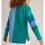 WHITE STUFF Jana High Neck Jumper /teal multi