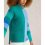 WHITE STUFF Jana High Neck Jumper /teal multi