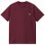 CARHARTT WIP American Script Ss Tshirt /malbec