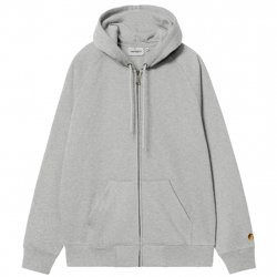 Buy CARHARTT WIP Hooded Chase Jacket /grey heather gold