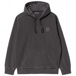 Buy CARHARTT WIP Hooded Nelson Sweatshirt /charcoal garment dyed