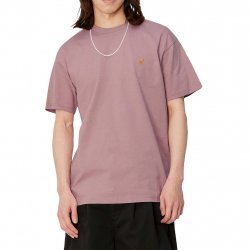 Buy CARHARTT WIP S/s Chase T-Shirt /glassy pink gold