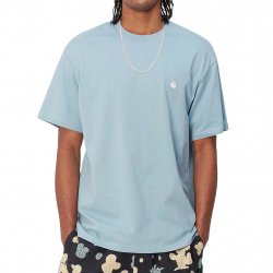 Buy CARHARTT WIP S/s Madison T-Shirt /frosted blue white