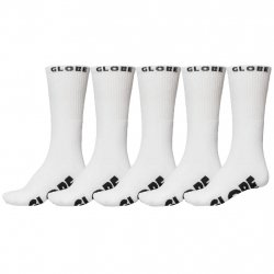 Buy GLOBE Whiteout Sock 5 Pack /white