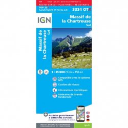 Buy IGN Top 25 Massif Chartreuse Sud Résistante /3334 OT