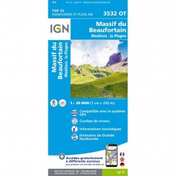 Buy IGN Top 25 Massif du Beaufortain /3532OT