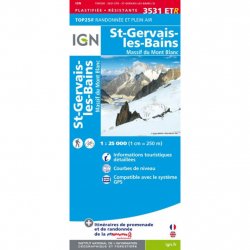 Buy IGN Top 25 Saint-Gervais Les Bains Résistante /3531ET
