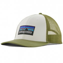 Buy PATAGONIA P6 Logo Trucker Hat /white buckhorn green
