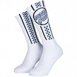 Buy SANTA-CRUZ Breaker Opus Dot Sock /white 42/45