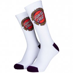 Buy SANTA-CRUZ Speed Mfg Sock /white 42/45
