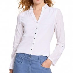 Buy WHITE STUFF Annie Mix Jersey Shirt /pale ivory