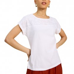 Buy WHITE STUFF Anthea Embroidery Top /brillant white