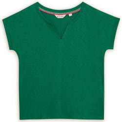 Buy WHITE STUFF Nelly Notch Neck Tee /mid green