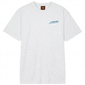SANTA CRUZ T-Shirt Global Flame Dot /athletic heather