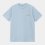 CARHARTT WIP American Script S/s T-Shirt /frosted blue