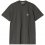 CARHARTT WIP Nelson Grand T-Shirt W /charcoal garment dyed