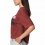 COLUMBIA Painted Peak Knit Ss Cropped Top W /spice pink agave