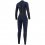 MYSTIC Brand Fullsuit 3/2mm Back Zip Flatlock Women /night blue