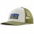 PATAGONIA P6 Logo Trucker Hat /white buckhorn green